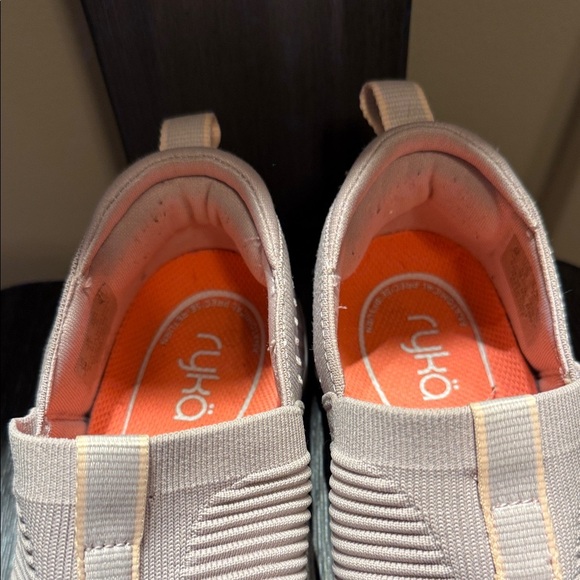 Ryka Women's Pink Ribbed Slip-On Shoes - Picture 12 of 13